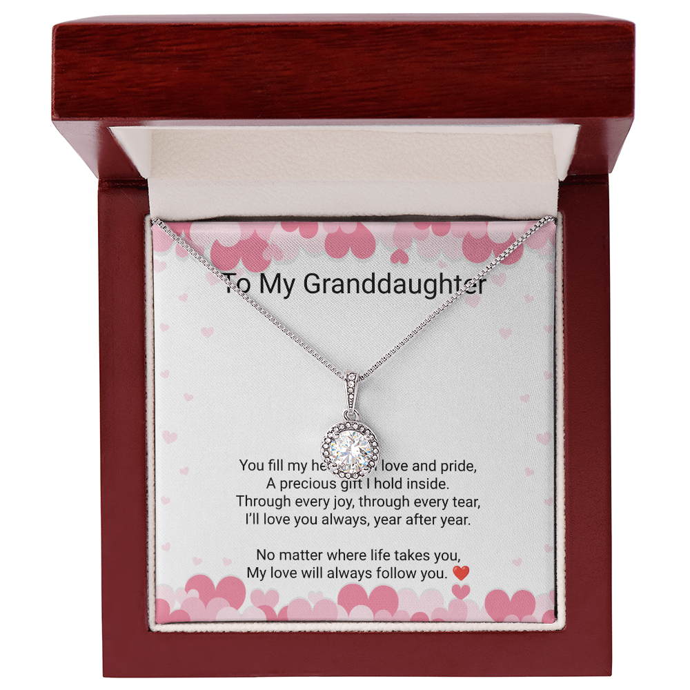 Granddaughter Eternal Hope Necklace – Heartfelt Gift from Grandma
